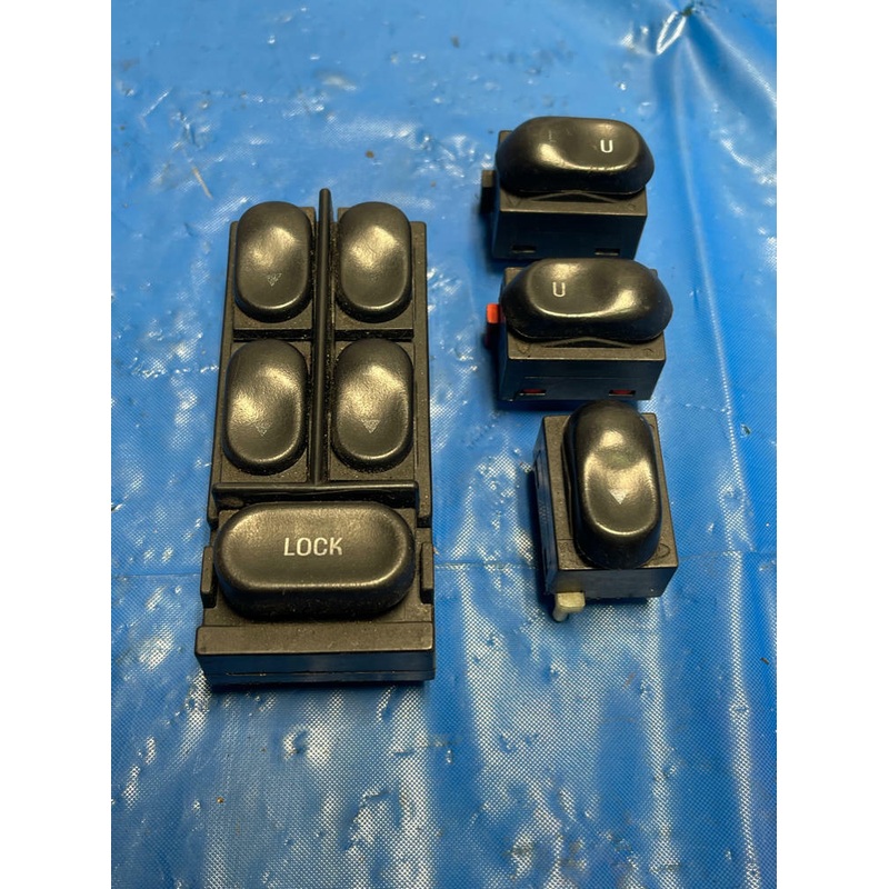 2003-04 Ford Mustang SVT Cobra Convertible Window Control Switch Panels Pair 186