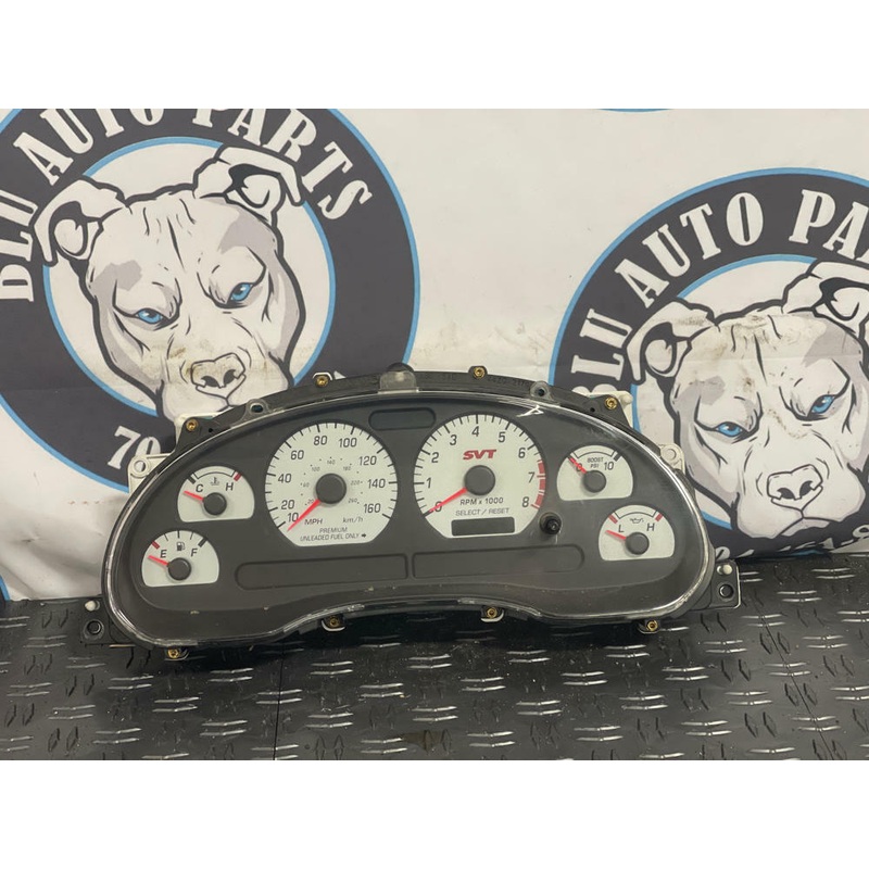 2003-04 Ford Mustang SVT Cobra OEM Instrument Cluster- 54k Miles Showing 272