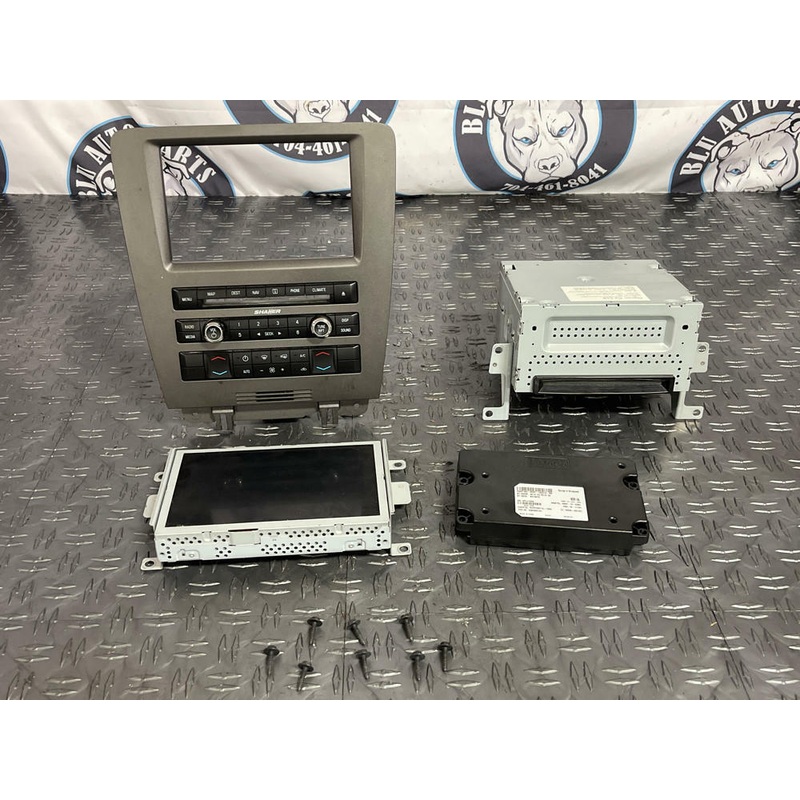 2013-14 Ford Mustang OEM  Navigation Assembly &  Bezel, Radio Upgrade Shaker 259