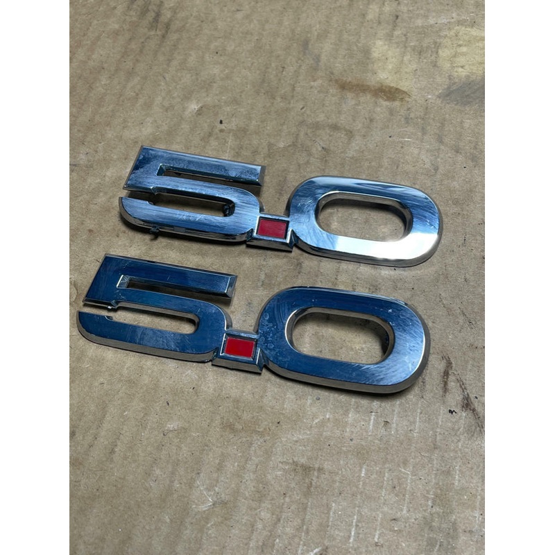 2018-23 Ford Mustang GT 5.0 Fender Badging Pair 197