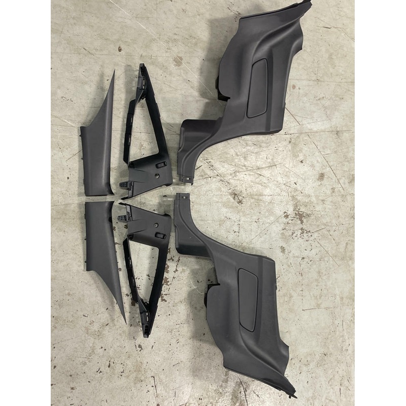 2015-17 Ford Mustang Coupe Rear Interior Plastics Set (6 Pieces) 198