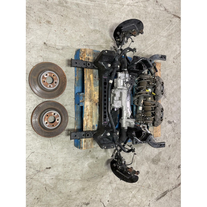 2015-23 Front Subframe Steering Rack Spindles Complete 21k Miles 222