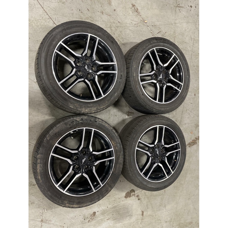 2018-23 Ford Mustang GT OEM 18″ Black “Diamond Cut” Wheels 223