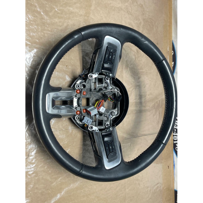 2015-17 Ford Mustang S550 GT Leather Steering Wheel- Missing Paddles 227