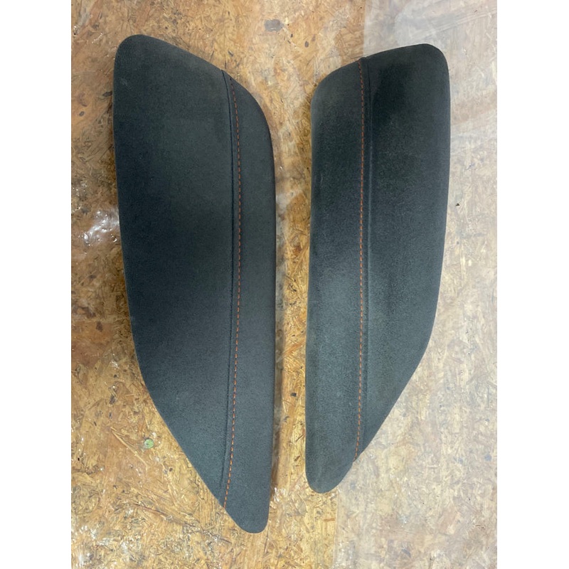 2016-23 Chevrolet Camaro SS Alcantara Door Trim Pair- Orange Stitching 199