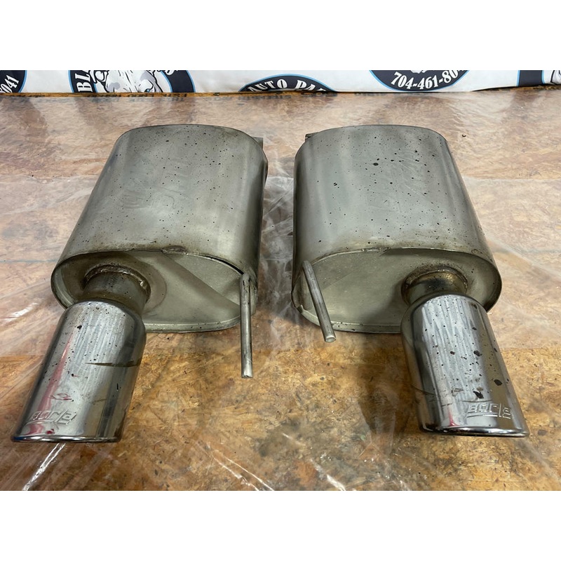 2013-14 Ford Mustang GT Borla ATAK Axle Back Mufflers Pair 239