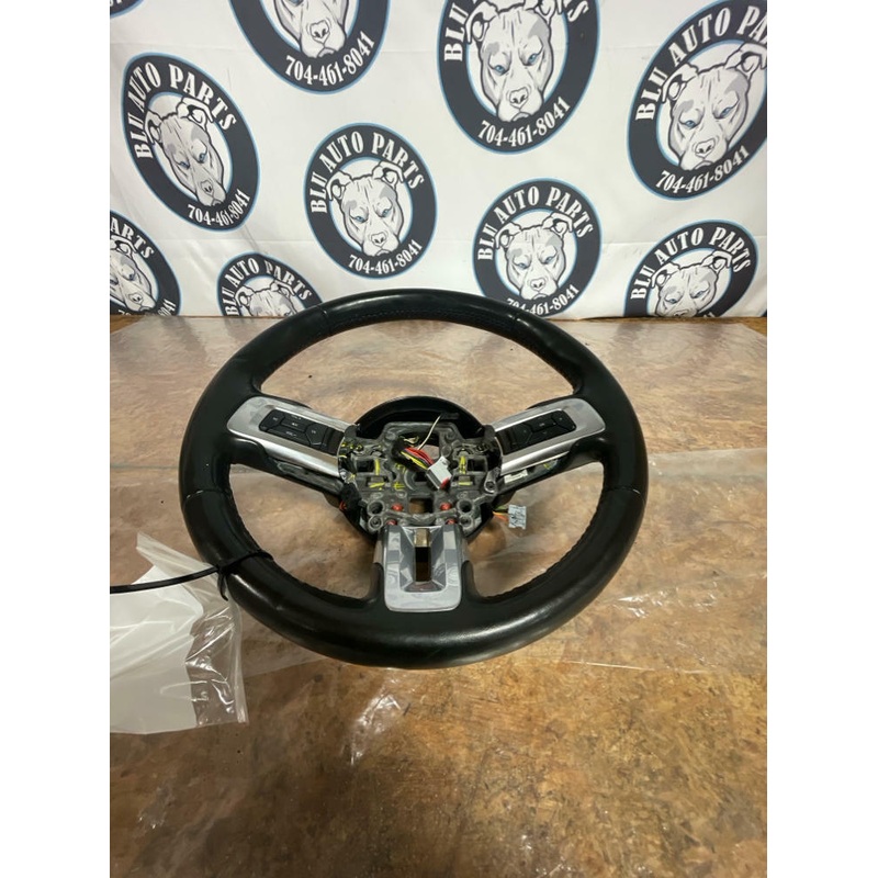 2015-23 Ford Mustang GT S550 5.0 Leather Steering Wheel OEM Leather 223