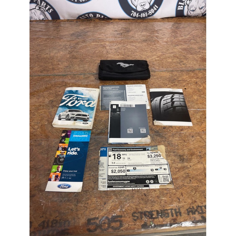 2017 Ford Mustang GT Owners Manual Kit 224