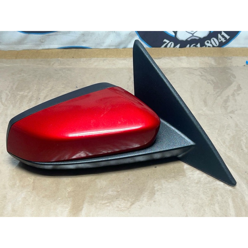 2013-14 Ford Mustang RH Passenger Mirror RZ Candy Red Puddle Light Heated 232