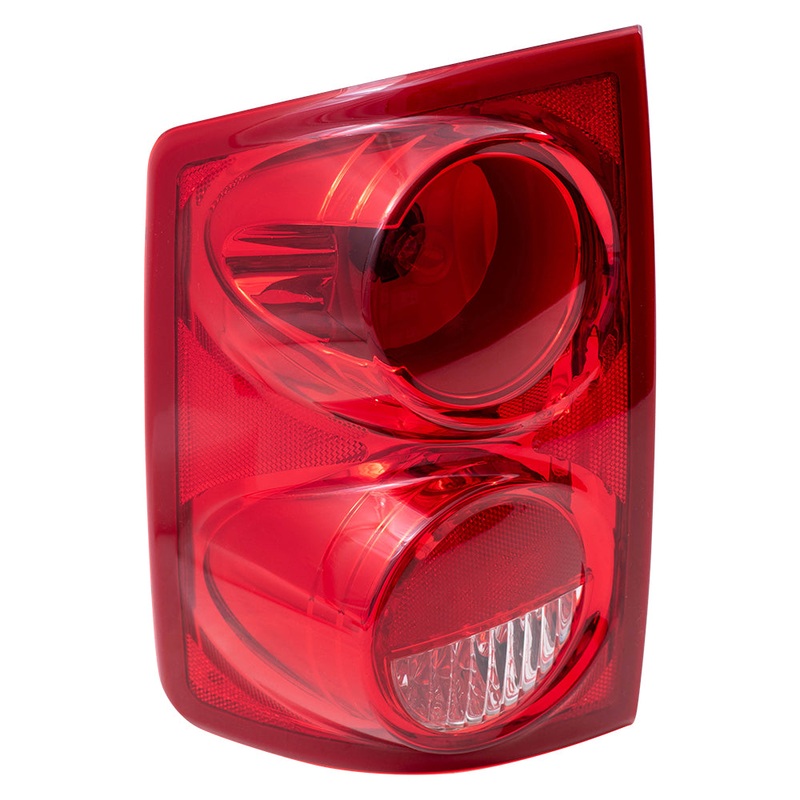 Brock Replacement Driver Tail Light Compatible with 2005-2011 Dakota Pickup Truck 55077605AC