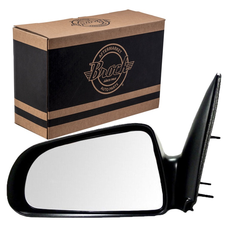 Replacement Driver Manual Side View Mirror 5×7 Textured Compatible with 05-10 Dakota 55077621AD