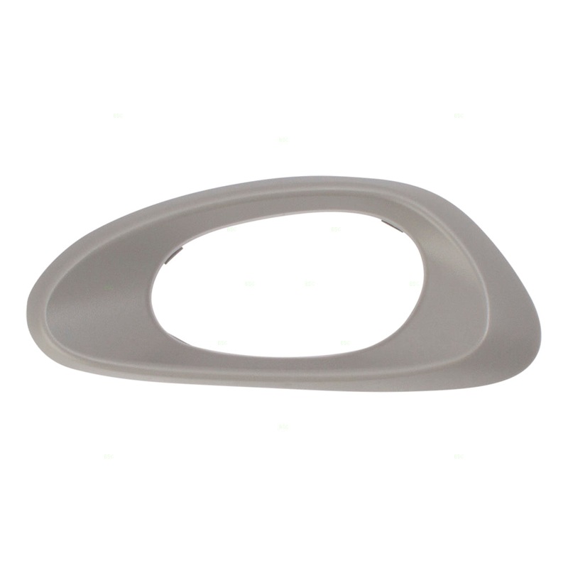 02-09 Chevrolet Trailblazer Passengers Front Inside Gray Door Handle Trim Bezel