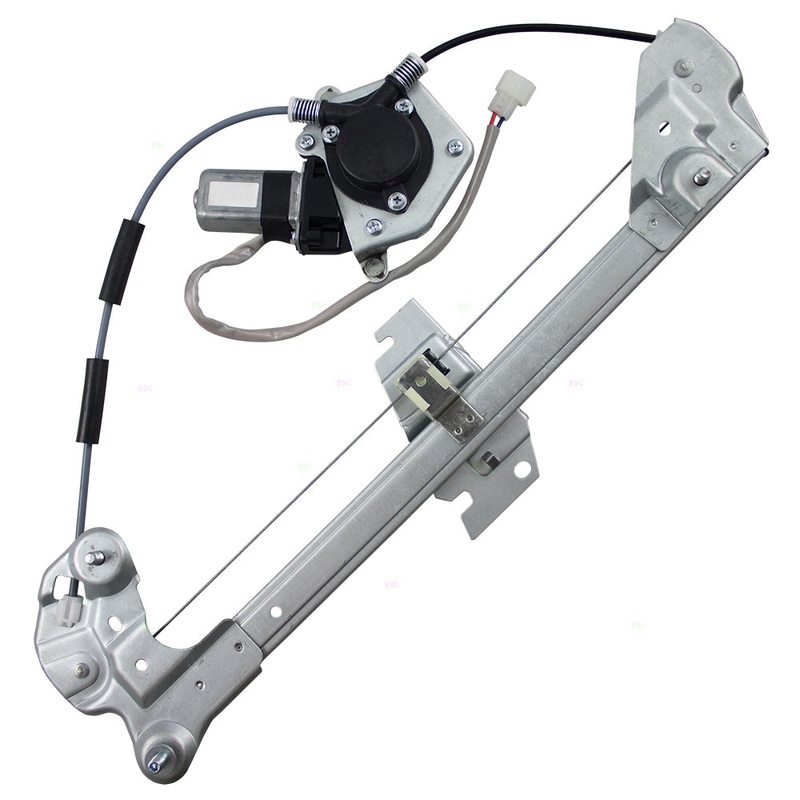 Brock Replacement Drivers Front Power Window Lift Regulator w/ Motor Assembly Compatible with 1998-2003 Escort ZX2 F8CZ6323209BA
