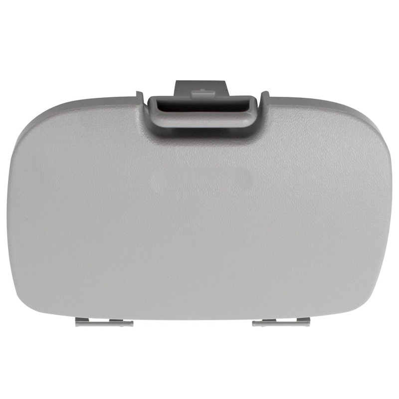 Brock Replacement Overhead Console Garage Door Opener Lid Gray Cover Storage Bin Compatible with 02-10 Explorer & Sport Trac Super Duty Pickup w/out Sunroof 2C3Z7811586CAB