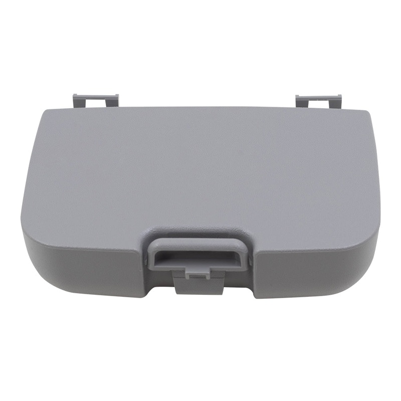 Brock Replacement Overhead Console Sunglasses Holder Box Gray Storage Bin Compatible with 2002-2007 F250 F350 F450 Super Duty Pickup Truck w/out Sunroof 2C3Z7811586BAB
