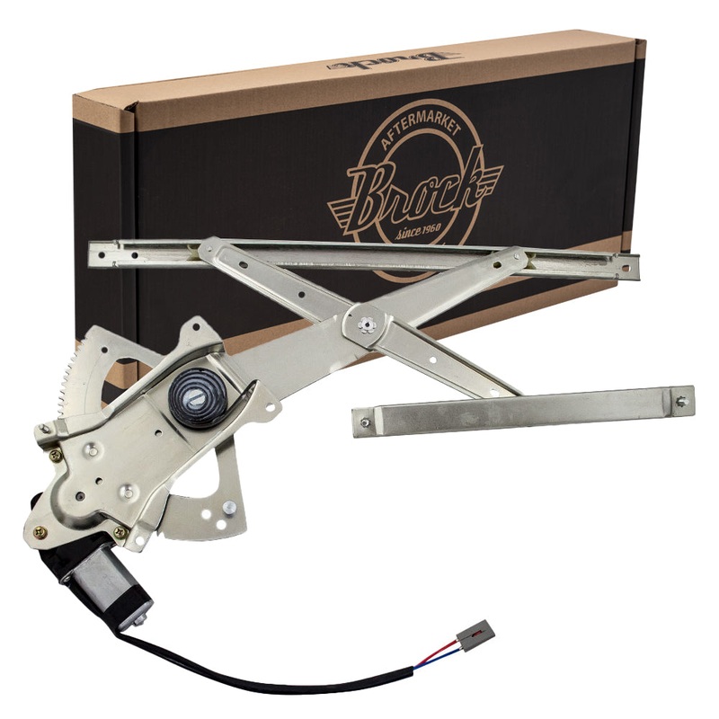 Brock Replacement Passengers Front Power Window Regulator with Motor Assembly Compatible with 1991-2001 Explorer