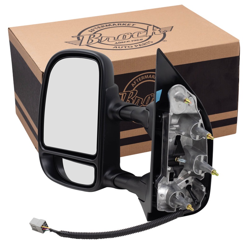 Driver Side Power Double Swing Mirror Telescopic Dual Arms fits 09-18 E-Series