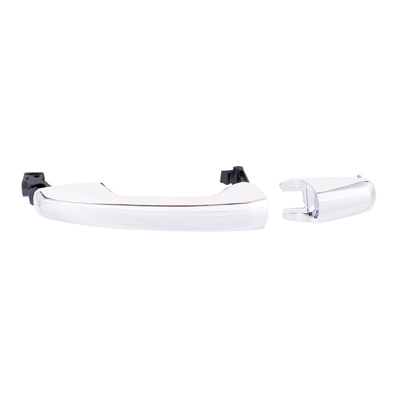 Brock Replacement Front Passenger Side Outside Door Handle with Cap Without Keyhole Compatible with 2011-2015 Edge & 2011-2015 MKX
