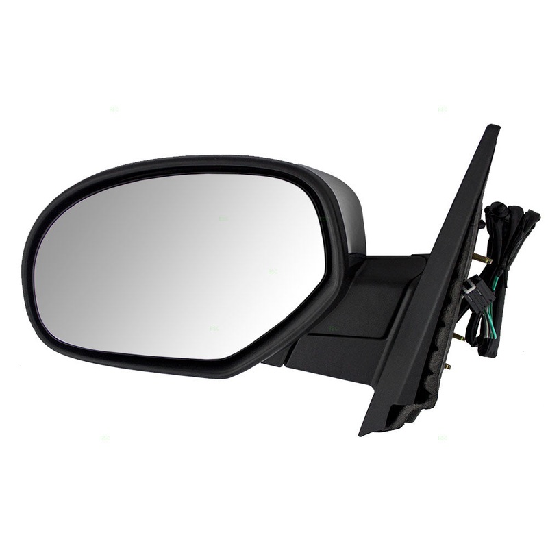 Power Mirror fits Cadillac Chevy GMC Pickup SUV Driver Side Heated Chrome Cover