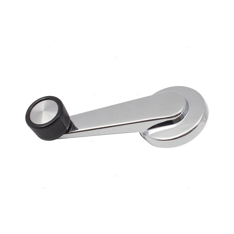 Window Crank Handle fits 1981-1994 GM Pickup Truck SUV Chrome with Black Knob