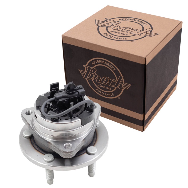Brock Replacement Front Hub and Wheel Bearing Assembly Compatible with 2004-2012 Malibu with ABS