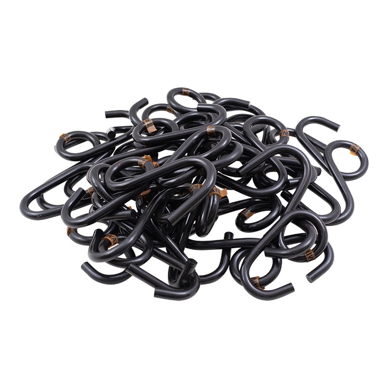 25 Pc Box 7″ Steel Storage S Hooks Heavy Duty Wall Display Hooks for Warehouse Retail Industrial Garage
