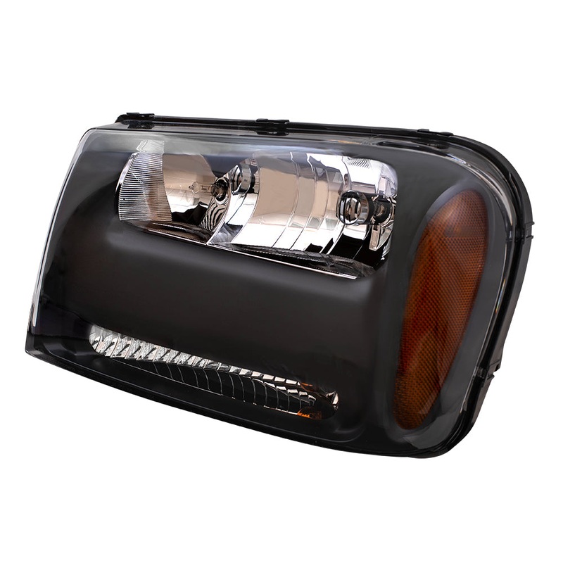 Brock Headlight fits 06-09 Chevy Trailblazer & 06 EXT 1/2 Width Grille Driver Headlamp
