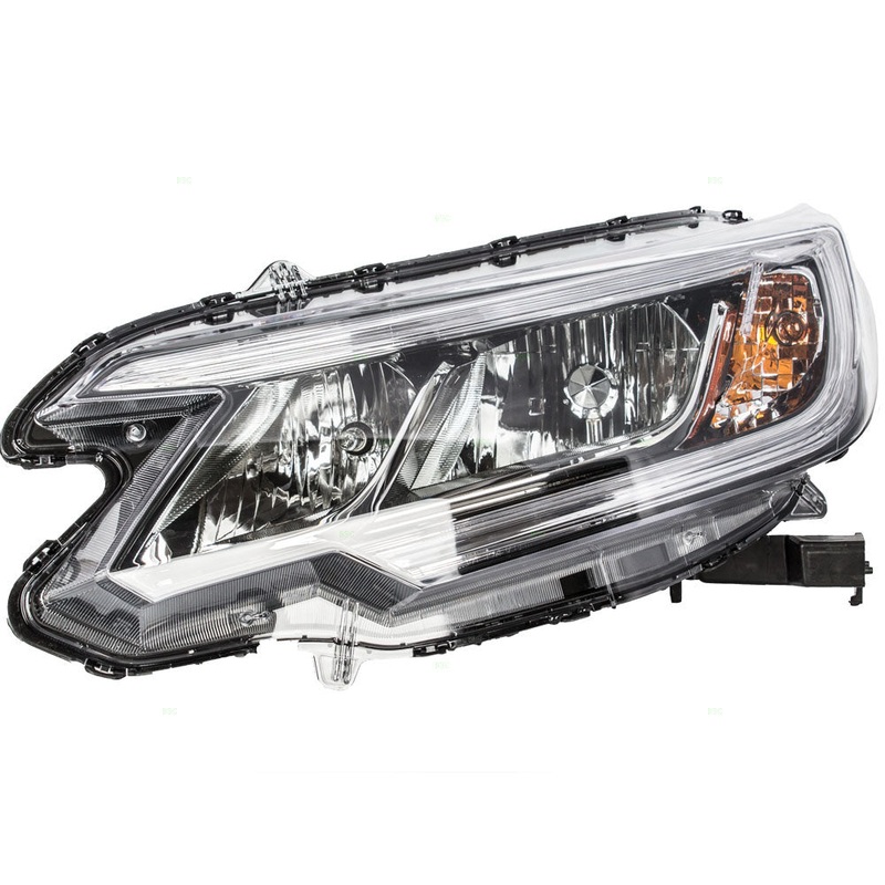 Brock Replacement Drivers Halogen Combination Headlight Headlamp Compatible with 15-16 CR-V 33150-T1W-A11