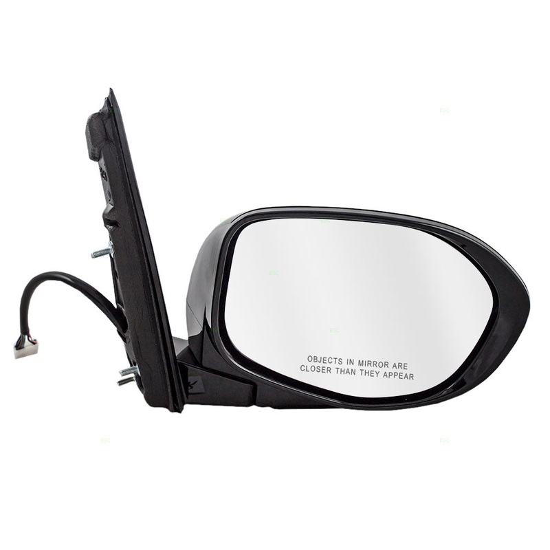 Brock Replacement Passengers Power Side View Mirror Heated Signal Memory Compatible with 2014-2016 Odyseey Van 76200-TK8-A61ZD