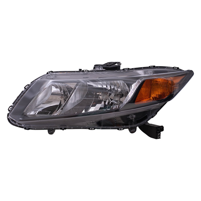 Fits Honda Civic 2012 Drivers Halogen Combination Headlight Headlamp Assembly
