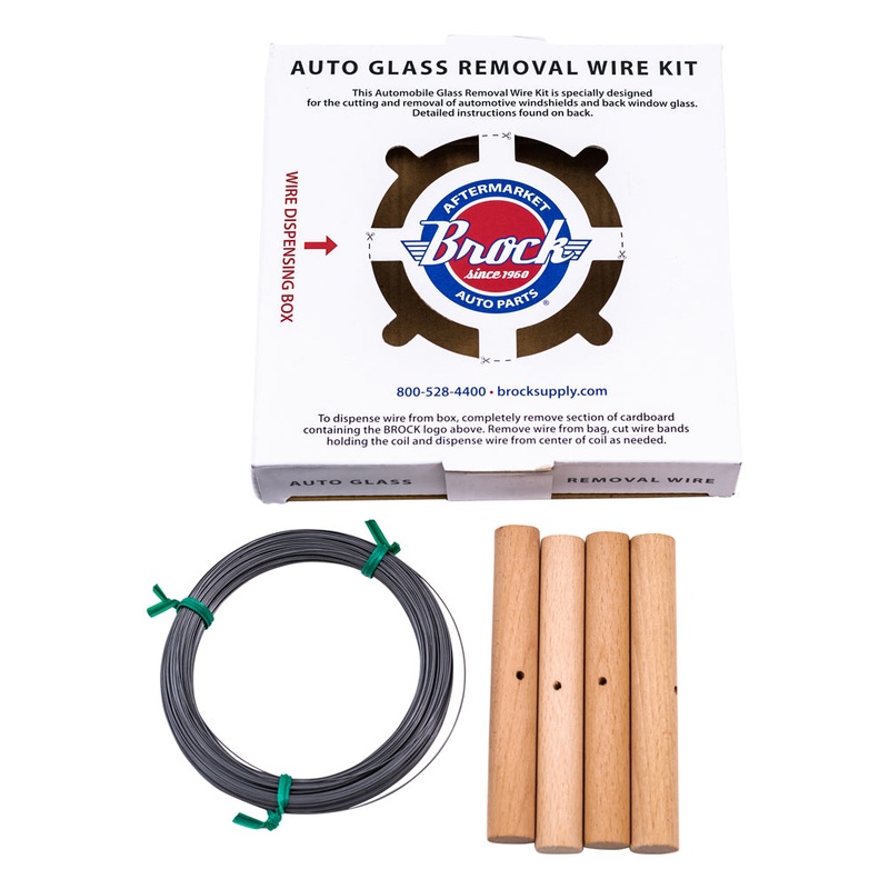 Windshield Auto Glass Removal Wire Kit 213′ ft Stainless Steel Piano Wiring w/ 4 Handles for Auto Glass Cutting Repair Disposal