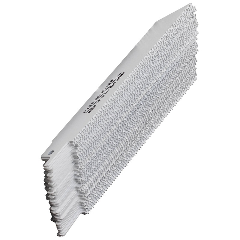 50 Pc Set Pack Blu-MOL Bi-Metal Reciprocating Saw Blades Wood Plastic 14 TPI 6″ x 3/4″ x .035″ for Industrial Shop DIY Hobby