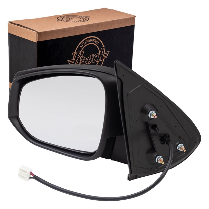 Brock Replacement Drivers Power Folding Side View Mirror Heated Textured Compatible with 16-23 Tacoma Pickup Truck 8794004230 8794504050 TO1320348