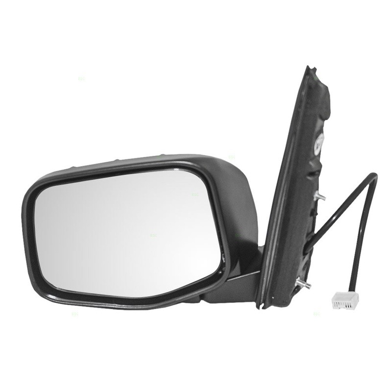Brock Replacement Drivers Power Side View Mirror Heated Compatible with Odyssey Van 76250-TK8-A11ZA