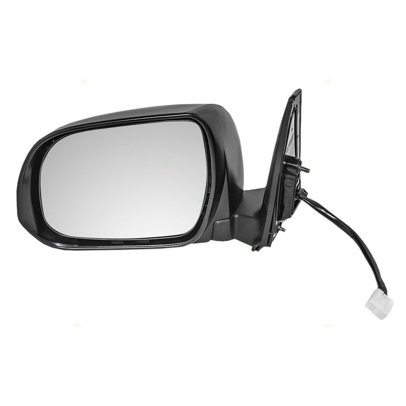 Brock Replacement Drivers Power Side View Mirror Heated Signal Puddle Lamp Compatible with 2010-2013 4Runner SUV 87940-35A31