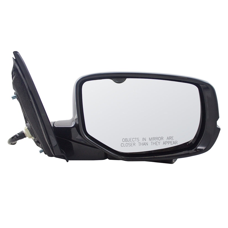 Brock Replacement Passengers Power Side View Mirror Heated Signal w/ Camera Compatible with 13-17 Accord 76200T2GA42ZC