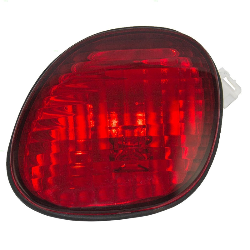 Brock Replacement Passengers Taillight Tail Lamp Lid Mounted Lens Compatible with 98-05 GS300 8158030120