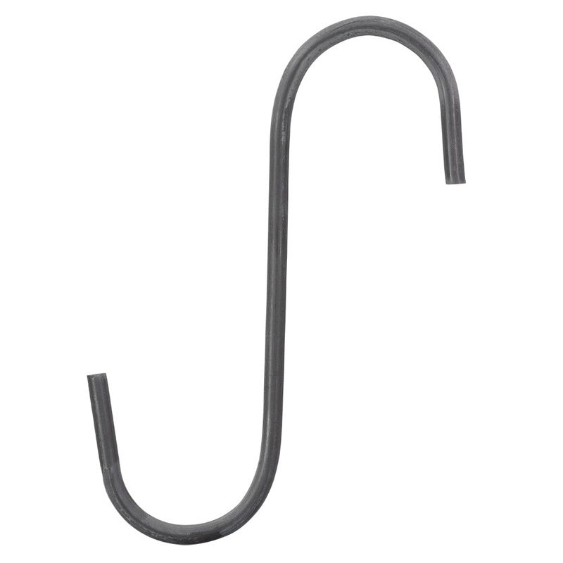 100 Pc Box 5″ Steel Storage S Hooks for Warehouse Retail Garage Industrial