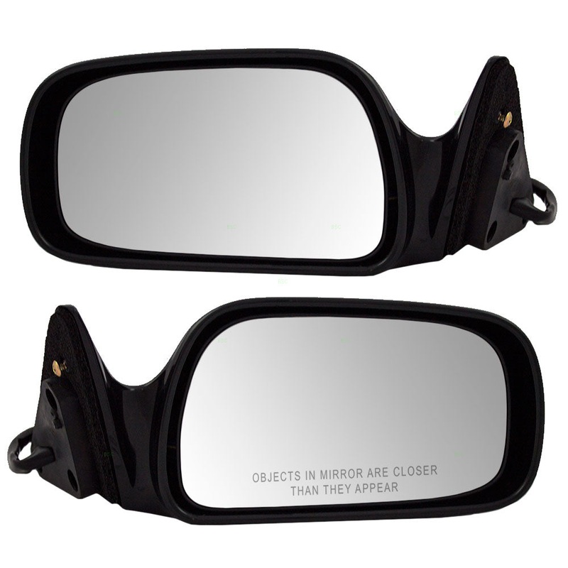 Brock Replacement Driver and Passenger Power Side View Mirrors Heated Compatible with 1999-2003 Solara 87940AA070C0 87910AA070C0