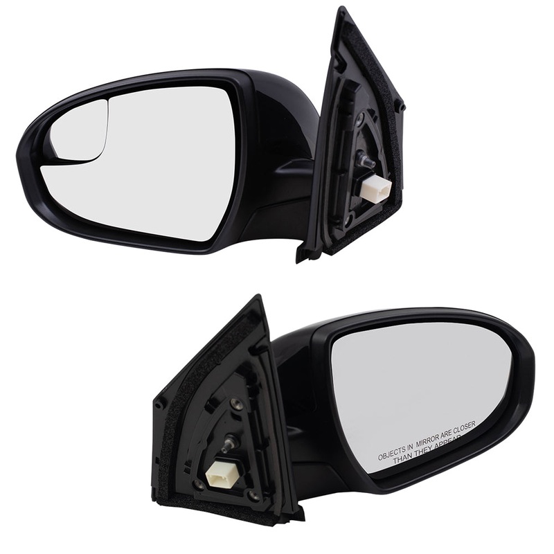 Pair Side View Door Mirrors for 2016-2018 Hyundai Tucson Power Heated Signal Set