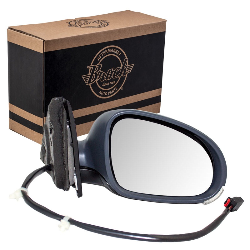 Power Mirror fits 05-10 VW Jetta Sedan Passenger Side Heated Signal Puddle Lamp