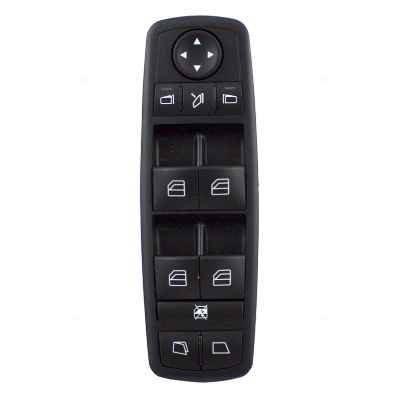 Brock Replacement Drivers Front Power Window Master Switch Compatible with 07-12 GL-Class & 06-12 R-Class 2518300590 2518200310
