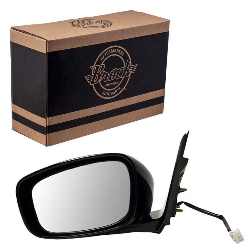 Brock Replacement Drivers Power Side View Mirror Smooth Compatible with 09-13 G37 Sedan 96302-1NC2A