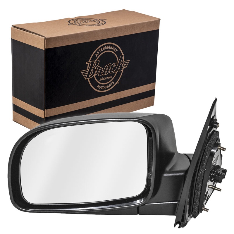 Brock Replacement Drivers Power Side View Mirror Textured Compatible with 2007-2012 Santa Fe 87610-0W110
