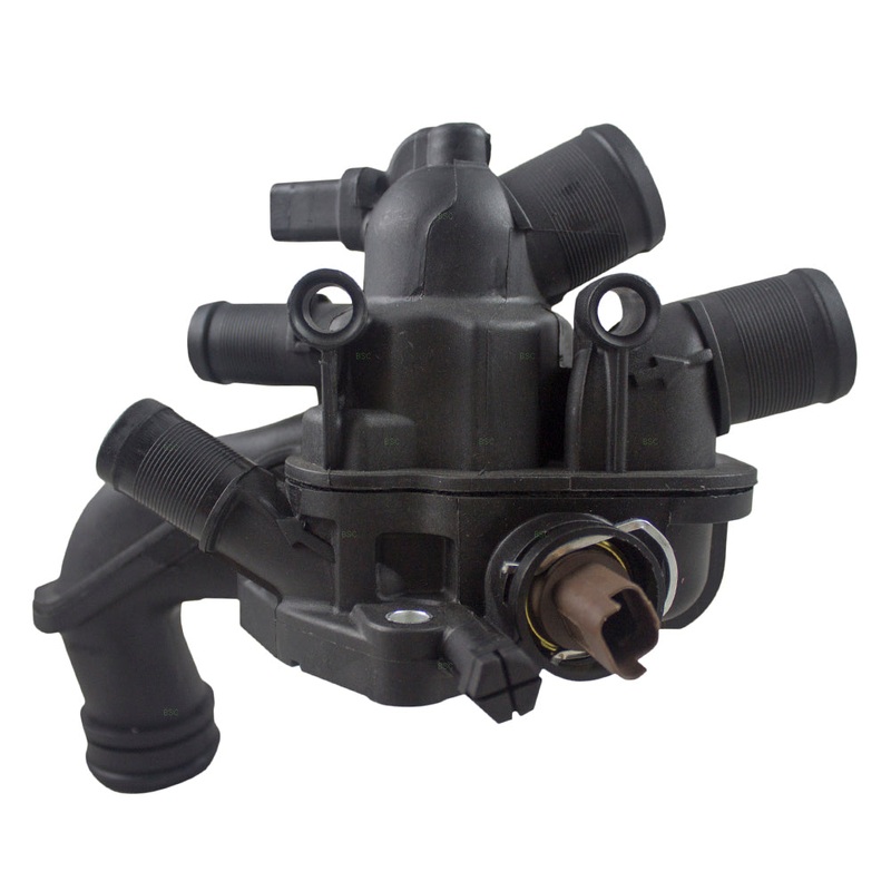 Brock Replacement Engine Coolant Thermostat Housing w/Sensor Compatible with 07-16 Cooper/Countryman & Paceman 11538699290
