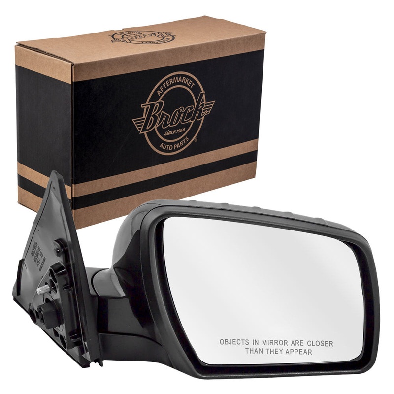 Brock Replacement Passengers Power Side View Mirror Ready-to-Paint Compatible with 2010-2011 Soul 876202K330