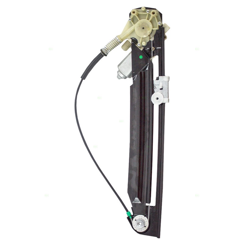 Brock Replacement Drivers Rear Power Window Lift Regulator with Motor Assembly Compatible with 1999-2003 5 Series 00-03 M5 51 35 8 252 429