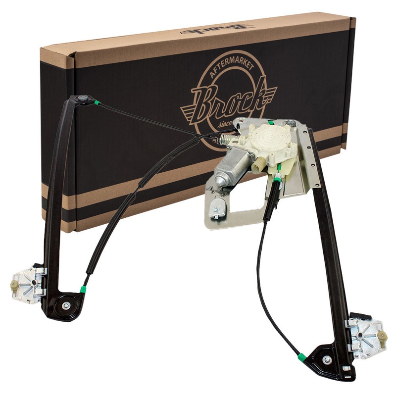 Brock Replacement Passengers Front Power Window Regulator Compatible with 1997-2003 5 Series 2000-2003 M5 51 33 8 252 394