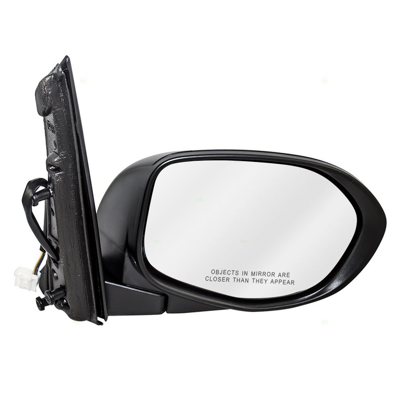 Brock Replacement Passengers Power Side View Mirror Textured Compatible with 2014-2016 Odyssey Van 76200-TK8-A41