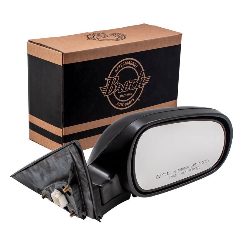 Brock Replacement Passengers Power Side View Mirror w/ Smooth Cover Non Heated Replacement Compatible with 94-01 Integra Coupe 76200ST7A24ZC